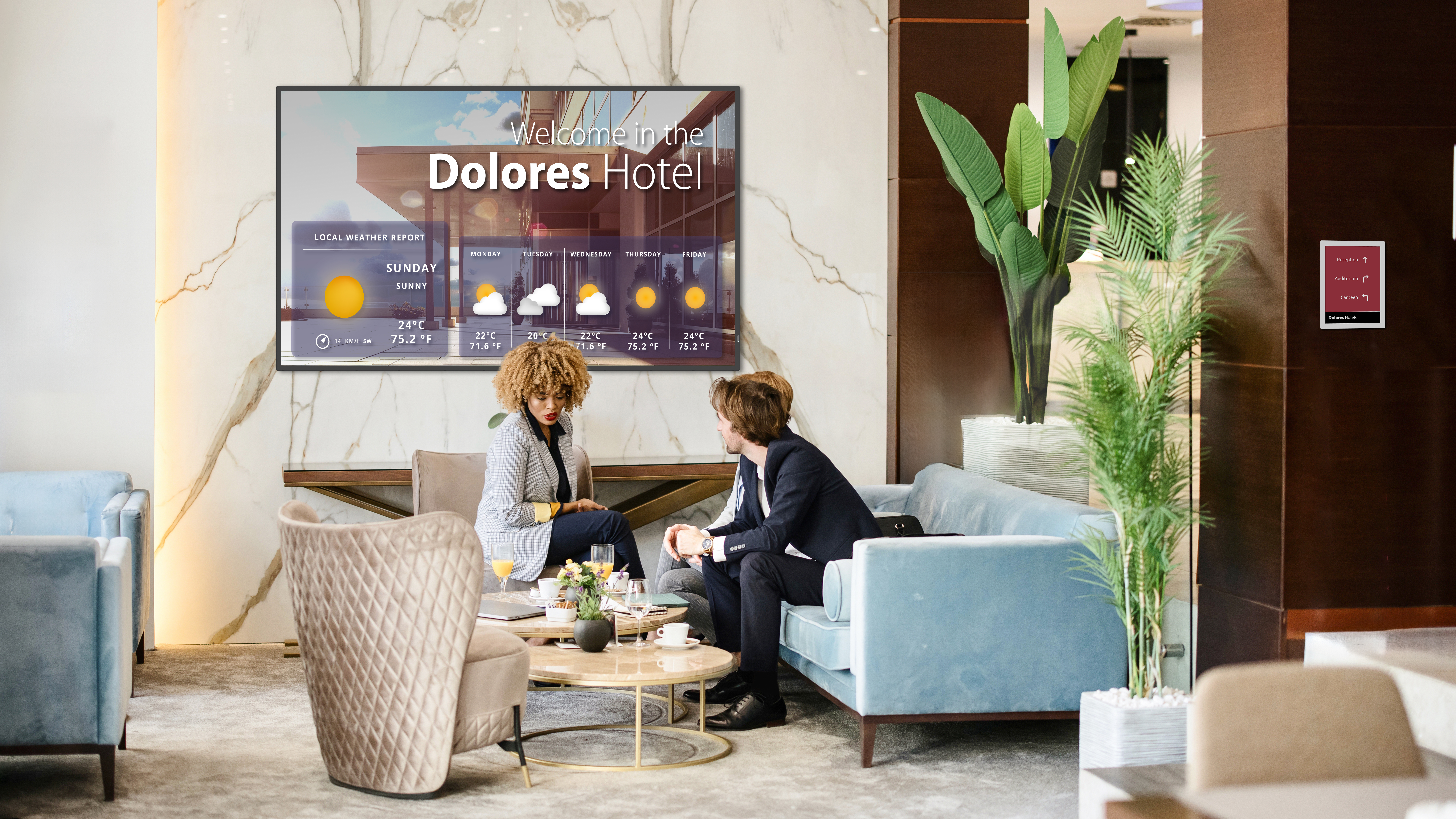 Hotel lobby